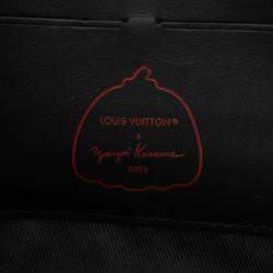 Louis Vuitton Black x Yayoi Kusama Monogram Soft Trunk