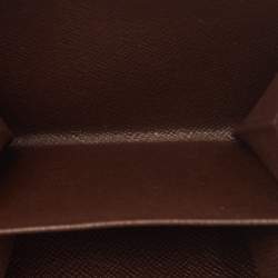 Louis Vuitton Damier Ebene Canvas Compact Zippy Wallet