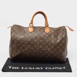 Pre Owned Louis Vuitton Louis Vuitton Monogram Canvas Speedy 40 Bag