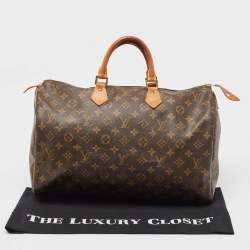 Louis Vuitton Louis Vuitton Monogram Canvas Speedy 40 Bag