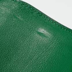 Pre Owned Louis Vuitton Green Crocodile Twist PM Bag