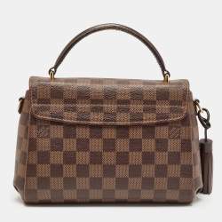 Pre Owned Louis Vuitton Damier Ebene Canvas Croisette Bag