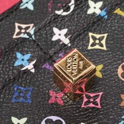 Louis Vuitton Black Monogram Multicolore Sarah Noeud Wallet