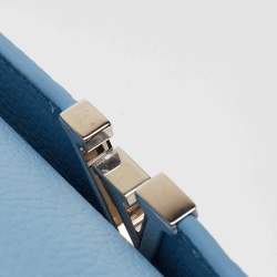 Louis Vuitton Light Blue Leather Mechanical Flower Capucines BB Bag