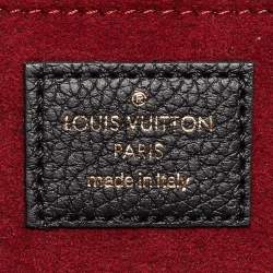 Pre Owned Louis Vuitton Black/Beige Monogram Leather Félicie Pochette