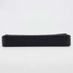 Pre Owned Louis Vuitton Black/Beige Monogram Leather Félicie Pochette