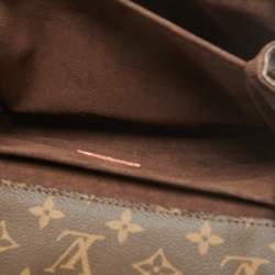 Pre Owned Louis Vuitton Monogram Canvas Pochette Metis Bag
