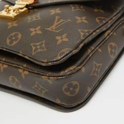 Pre Owned Louis Vuitton Monogram Canvas Pochette Metis Bag