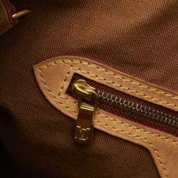 Pre Owned Louis Vuitton Brown Canvas Monogram Batignolles Vertical  Bag