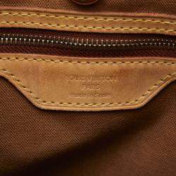 Pre Owned Louis Vuitton Brown Canvas Monogram Batignolles Vertical  Bag