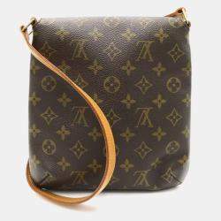 Louis Vuitton Brown Monogram Canvas Musette Salsa Short Strap Bag