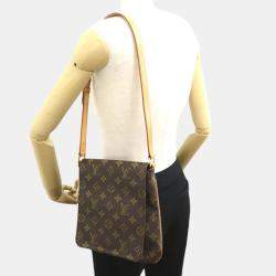 Louis Vuitton Brown Monogram Canvas Musette Salsa Short Strap Bag