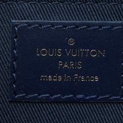 Louis Vuitton Blue Monogram Canvas Pochette Metis East West Bag