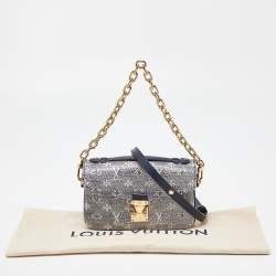 Louis Vuitton Blue Monogram Canvas Pochette Metis East West Bag