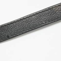 Pre Owned Louis Vuitton Black Leather Lockme II Bag