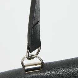 Pre Owned Louis Vuitton Black Leather Lockme II Bag