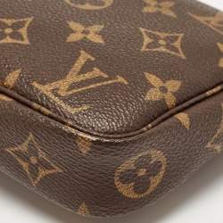 Pre Owned Louis Vuitton Monogram Canvas  Pochette Accessoires