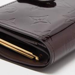 Louis Vuitton Amarante Monogram Vernis Leather Portefeuille Viennois Wallet