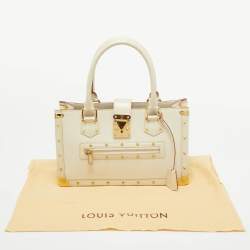 Louis Vuitton White Suhali Leather Le Fabuleux Bag