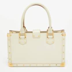 Louis Vuitton White Suhali Leather Le Fabuleux Bag