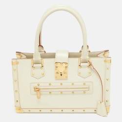 Louis Vuitton White Suhali Leather Le Fabuleux Bag