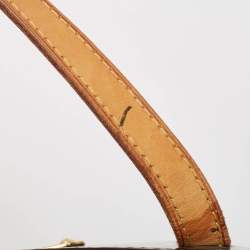 Pre Owned Louis Vuitton Amarante Monogram Vernis Bellevue PM Bag