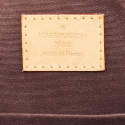 Pre Owned Louis Vuitton Amarante Monogram Vernis Bellevue PM Bag