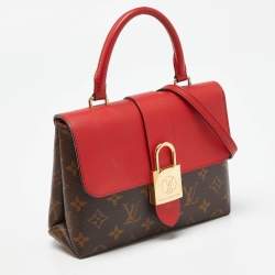 Pre Owned Louis Vuitton Coquelicot Monogram Canvas Locky BB Bag