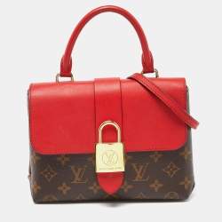 Pre Owned Louis Vuitton Coquelicot Monogram Canvas Locky BB Bag
