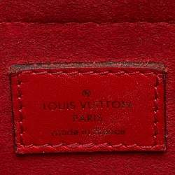 Pre Owned Louis Vuitton Coquelicot Monogram Canvas Locky BB Bag