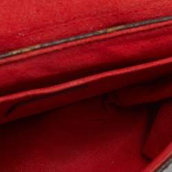 Pre Owned Louis Vuitton Coquelicot Monogram Canvas Locky BB Bag