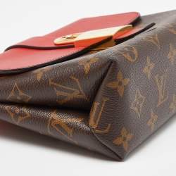 Pre Owned Louis Vuitton Coquelicot Monogram Canvas Locky BB Bag