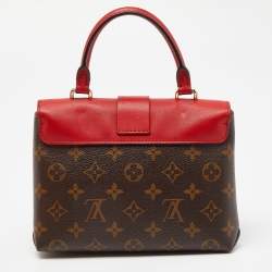 Pre Owned Louis Vuitton Coquelicot Monogram Canvas Locky BB Bag