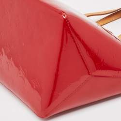 Pre Owned Louis Vuitton Pomme D’amour Monogram Vernis Bellevue PM Bag