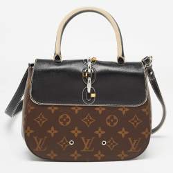 Pre Owned Louis Vuitton Black Monogram Canvas Chain It PM Bag
