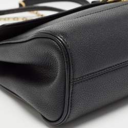 Pre Owned Louis Vuitton Black Monogram Empreinte Leather Saint Germain MM Bag