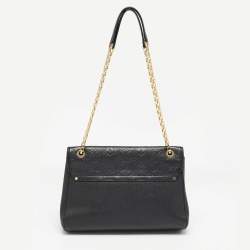 Pre Owned Louis Vuitton Black Monogram Empreinte Leather Saint Germain MM Bag