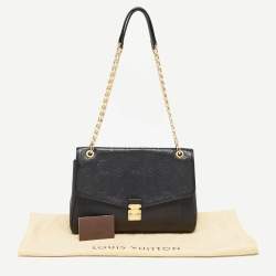 Pre Owned Louis Vuitton Black Monogram Empreinte Leather Saint Germain MM Bag