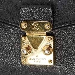 Pre Owned Louis Vuitton Black Monogram Empreinte Leather Saint Germain MM Bag