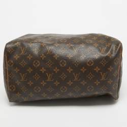 Pre Owned Louis Vuitton Monogram Canvas Speedy 35 Bag
