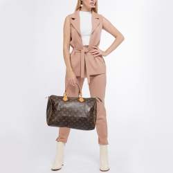 Pre Owned Louis Vuitton Monogram Canvas Speedy 35 Bag