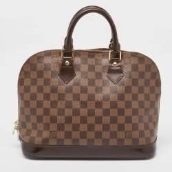 Louis Vuitton Damier Ebene Canvas Alma PM Bag