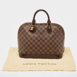 Louis Vuitton Damier Ebene Canvas Alma PM Bag