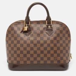 Louis Vuitton Damier Ebene Canvas Alma PM Bag