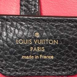 Louis Vuitton Black Leather Capucines MM Bag