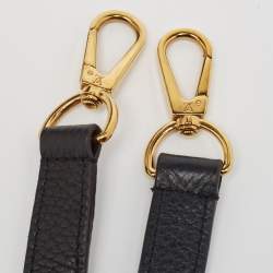 Louis Vuitton Black Leather Capucines MM Bag