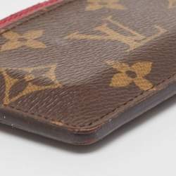 Louis Vuitton Fuchsia Monogram Canvas and Leather Card Holder 