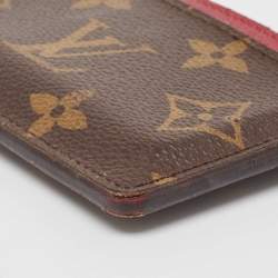 Louis Vuitton Fuchsia Monogram Canvas and Leather Card Holder 