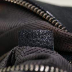 Louis Vuitton Black Leather Naxos Satchel Bag