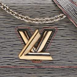 Pre Owned Louis Vuitton Black/Beige Epi Leather Twist PM Bag